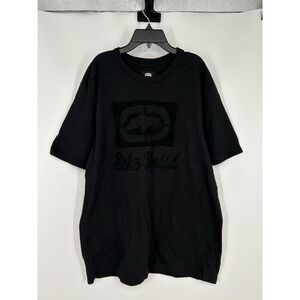 Ecko Unltd Y2K Graphic Tee Short Sleeve‎ Vintage Skater Embroidered Mens Large